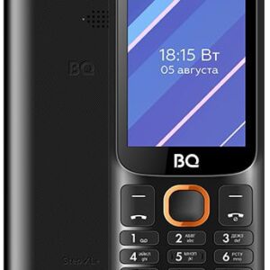 Кнопочный телефон BQ-Mobile BQ-2820 Step XL+ (черный/оранжевый) цена