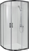 Душевой уголок Aquatek AQ ARI RO 09020BL 90x90 (черный/прозрачное стекло) цена