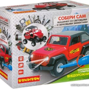Конструктор Bondibon Собирай и Играй Внедорожник ВВ4156 цена