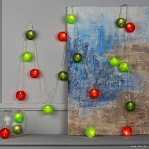 Новогодняя гирлянда Luazon Нить 20 LED 5м (теплый белый) 3590725 цена