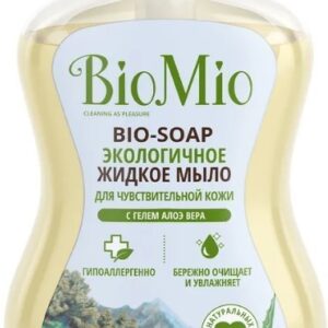 BioMio Мыло жидкое Sensitive с гелем алоэ вера 300 мл цена