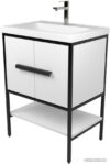 Дабер Тумба под умывальник 010 Тобаго/Эридан/Артвин 60 Т10.6Т.2.5 (черный/белый) цена