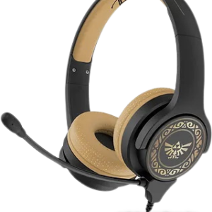 Наушники OTL Technologies Nintendo Zelda Crest Black and Gold Kids Interactive ZD0815 цена