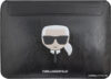 Чехол CG Mobile Karl Lagerfeld Ikonik Karl KLCS14KHBK 13/14" (черный) цена