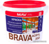 Краска Brava Acryl 35D ВД-АК-1035Д 20 л (белый полуматовый) цена