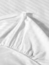 Простыня Белый страйп 180x200 / 150-0010 21век