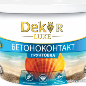 Грунтовка Dekor Бетонконтакт ВД-АК-0158 (6 кг) цена
