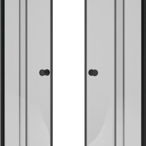 Душевой уголок Метакам Classic Black 90x90 ШПS_013572 (прозрачное стекло) цена