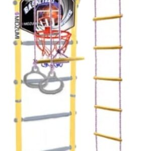 Детский спортивный комплекс Midzumi Banji Basketball Shield (лимонный пай) цена