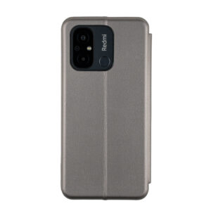Чехол для Redmi 12С книжкой AT (серый)