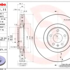 Brembo 09B97111 цена