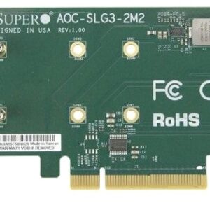 Планка Supermicro AOC-SLG3-2M2-O цена
