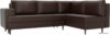 Угловой диван Лига диванов Сильвана 100856 (коричневый) цена
