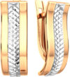 Серьги из розового золота 300209.14K.R 21век