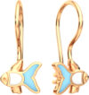 Серьги из розового золота 300357.14K.R 21век