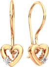 Серьги из розового золота 3101317.14K.R.ZZ 21век