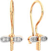 Серьги из розового золота 3101505.14K.R.ZZ 21век