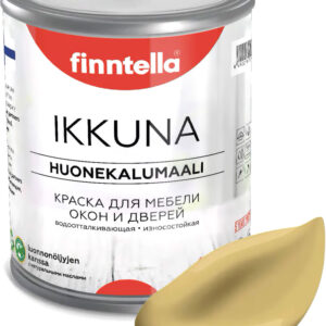 Краска Finntella Ikkuna Syksy F-34-1-3-FL117 2.7 л (приглушенный желтый) цена