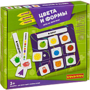 Развивающая игрушка Игры на липучках. Цвета и формы / ВВ3961 21век
