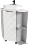 Mixline Тумба под умывальник Корнер R 548961 (серый) цена