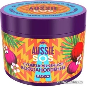 Маска Aussie SOS Суперзаряженное восстановление 450 мл цена