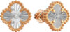 Серьги из комбинированного золота 3D00160.14K.B 21век