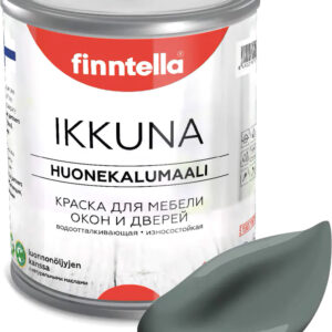 Краска Finntella Ikkuna Salvia F-34-1-3-FL051 2.7 л (серо-зеленый) цена
