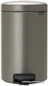 Мусорное ведро Brabantia Pedal Bin NewIcon 12 л (платиновый) цена