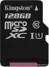 Карта памяти Kingston Canvas Select SDCS/128GBSP microSDXC 128GB цена