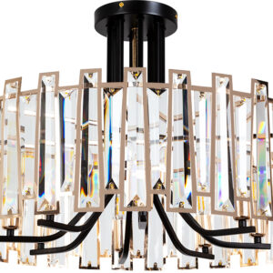 Люстра средней высоты Arte Lamp Amber A1028PL-8BK цена
