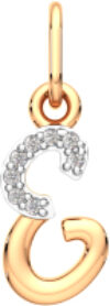 Подвеска из розового золота 440415/Е.14K.R.ZZ 21век
