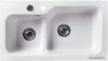 Кухонная мойка Belux SG-REC-DUO 8045 (белый кварц) цена