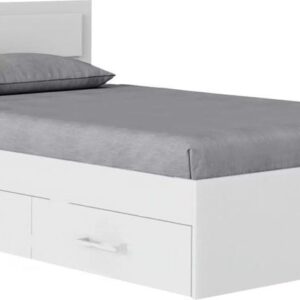 Кровать Mio Tesoro Абрау с ящиками 160x200 (белый текстурный) цена