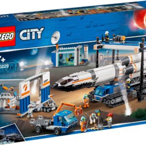 Конструктор LEGO City 60229 Площадка для сборки и транспорт для перевозки ракеты цена