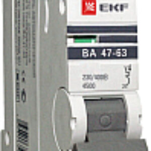 Выключатель автоматический ВА 47-63 1P 25А (C) 4.5kA PROxima / mcb4763-1-25C-pro 21век