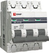 Выключатель автоматический ВА 47-63 3P 32А (C) 4.5kA PROxima / mcb4763-3-32C-pro 21век