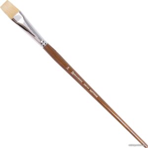 Кисть для рисования BRAUBERG Щетина 24 200724 (плоская) цена
