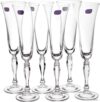 Набор бокалов для шампанского Bohemia Crystal Victoria 40727/180 цена