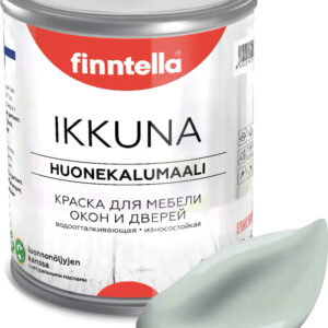 Краска Finntella Ikkuna Aave F-34-1-3-FL044 2.7 л (серо-зеленый) цена