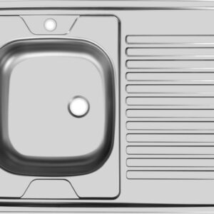 Кухонная мойка Ukinox STD800.600 5C 0LS (с сифоном) цена