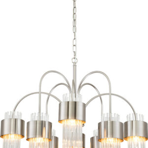 Подвесная люстра Escada Garda 656/8PL E14*40W Satin nickel цена