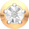 Подвеска из комбинированного золота 4D0043.14K.B.ZZ 21век