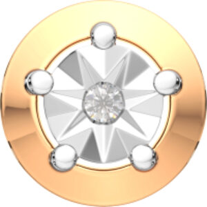 Подвеска из комбинированного золота 4D0043.14K.B.ZZ 21век