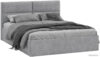 Кровать Трия Глосс универсальный тип 1 с ПМ 160x200 (микровелюр Wellmart Silver) цена