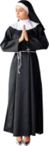 Костюм карнавальный Монахиня / 5024 к-23-164-46/48 21век