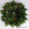 Рождественский венок GreenDeco 4630079858279 (с шишками) цена