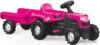 Педальная машинка Dolu Unicorn с прицепом 2508 (розовый) цена