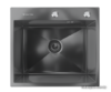 Кухонная мойка Ulgran Steel 50x45 (черная брашированная сталь) цена