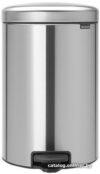 Мусорное ведро Brabantia Pedal Bin NewIcon 20 л (стальной матовый) цена
