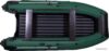 Моторно-гребная лодка KittBoats 390 НДНД (черный/зеленый) цена